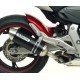 TUBO ESCAPE HONDA CB 600 HORNET RR 07 08 09 10 11 ARROW STREET THUNDER ALUMINIO DARK