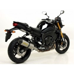 TUBO DE ESCAPE YAMAHA FZ8 800 10 11 12 ARROW WORKS TITANIO COPA CARBONO