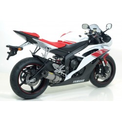 TUBO DE ESCAPE YAMAHA R6 06 07 08 09 10 11 ARROW TITANIO - CARBONO