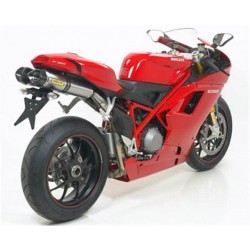 TUBOS DE ESCAPE DUCATI 848 1098 1198 S R TITANIO CARBONO