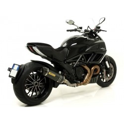 TUBO DE ESCAPE DUCATI DIAVEL 11 12 ARROW RACE TECH CARBONO