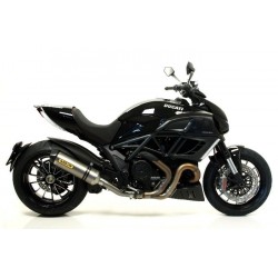 TUBO DE ESCAPE DUCATI DIAVEL 11 12 ARROW RACE TECH TITANIO