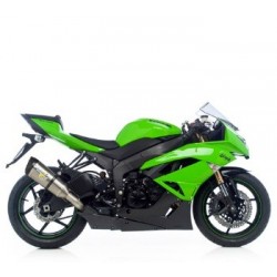 ESCAPE KAWASAKI NINJA ZX-6R 09 10 LEOVINCE FACTORY R TITANIO