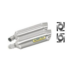 ESCAPES APRILIA SHIVER 750 08 09 10 11 12 13 ARROW ALUMINIO/INOX