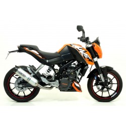 ESCAPE LINEA COMPLETA KTM DUKE 200 12 13 14 ARROW THUNDER ALUMINIO/COPA CARBONO