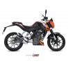 ESCAPE LINEA COMPLETA KTM DUKE 125 200 MIVV GP CARBONO