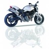 ESCAPES DUCATI MONSTER 696 08 09 10 11 12 13 IXIL SOVE INOX