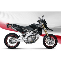 ESCAPES APRILIA DORSODURO 750 08 09 10 11 12 13 14 15 16 AKRAPOVIC SLIP ON TITANIO