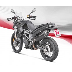 ESCAPE BMW F800 GS 08 09 10 11 12 13 14 15 16 17 18 AKRAPOVIC SLIP ON TITANIO