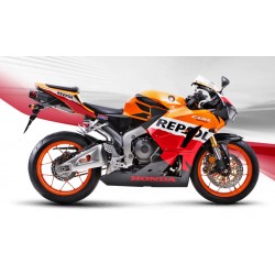 ESCAPE HONDA CBR 600 RR 07 08 AKRAPOVIC SLIP ON TITANIO