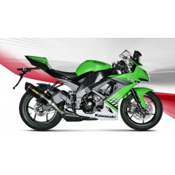 LINEA COMPLETA HOMOLOGADA KAWASAKI ZX-10R 2010 AKRAPOVIC RACING TITANIO